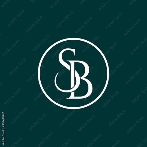 luxury Letter SB logo design vector Stock Vector | Adobe Stock