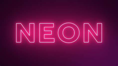 Neon Text Effect - After Effects Tutorial (Free Project) - YouTube