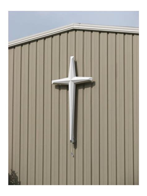 Outdoor Fiberglass Wall Cross | Southeast Church Supply