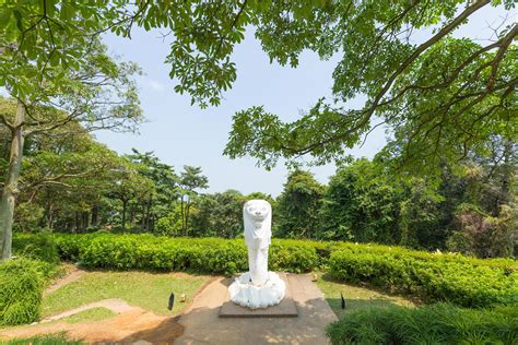 Merlion statue in a park in Singapore 1961459 Stock Photo at Vecteezy