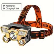 LED Headlamp - Rechargeable, Waterproof - Temu