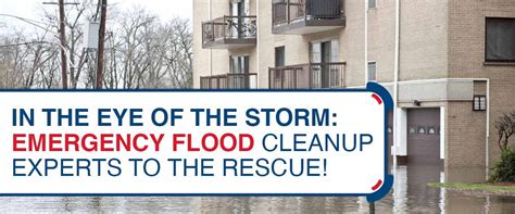 In the Eye of the Storm: Emergency Flood Cleanup Experts to the Rescue ...