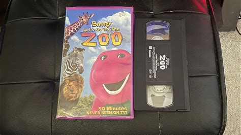 Opening And Closing To Barney: Let’s Go To The Zoo 2001 VHS Side Label 157 - YouTube