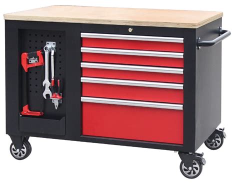 Professional 10 Drawers and Two Doors Workbench Workshop Tool Cabinet - China Table and ...