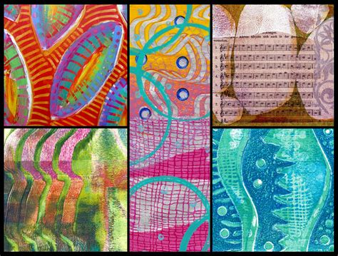 Printing with Gelli Arts®: Gelli® Printing Tutorials—5 Fab Techniques ...