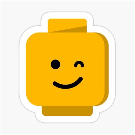 Lego Face Stickers | Redbubble