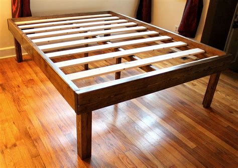 Rustic Wood Minimalist Bed Frame - Twin Full Queen King by ...