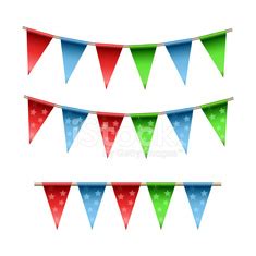 Bunting Flags Stock Vector | Royalty-Free | FreeImages