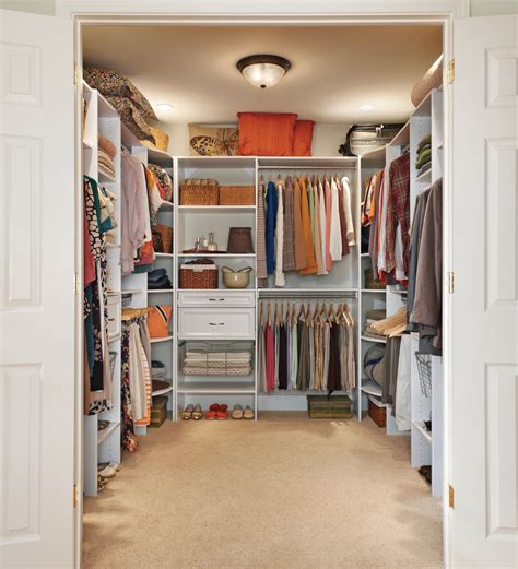 Transform your walk-in closet with a versatile ClosetMaid closet organizer that can be ...