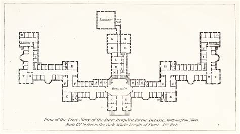 1867 floor plan of Northampton State Hospital – Northampton State Hospital