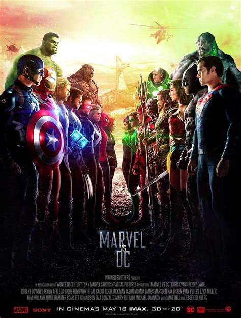 Seduced by the New...: Marvel/DC Fan Art Poster