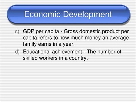 Developing and Developed Countries SOL WG.7b - ppt download