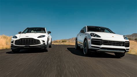 2023 Aston Martin DBX707 vs. 2022 Porsche Cayenne Turbo GT Comparison Test: Absolute Units