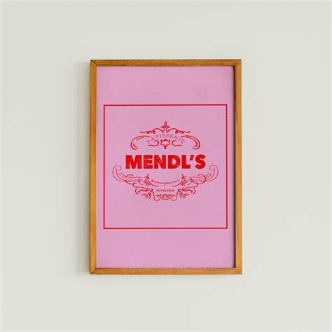 Mendl's Bakery Art Print - Grand Budapest Hotel - Noop