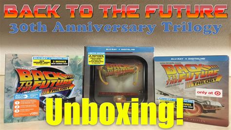 Back To The Future 30th Anniversary Trilogy Blu Ray Set | UNBOXING !!! - YouTube