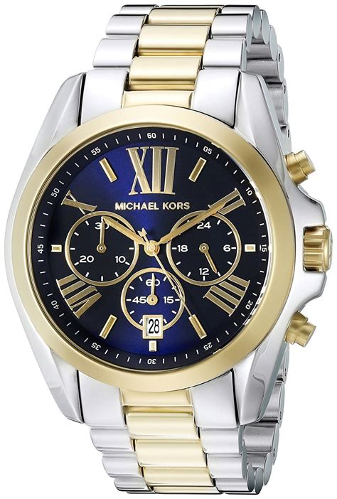 Michael Kors Men's Bradshaw Two-Tone Chronograph Metal Watch MK5976 - Walmart.com