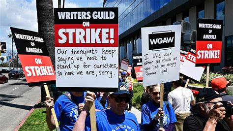 The best picket signs of the Hollywood writers' strike | WAMU