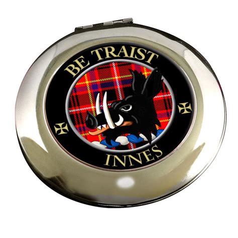 UK Gift Shop Innes Scottish Clan Chrome Mirror