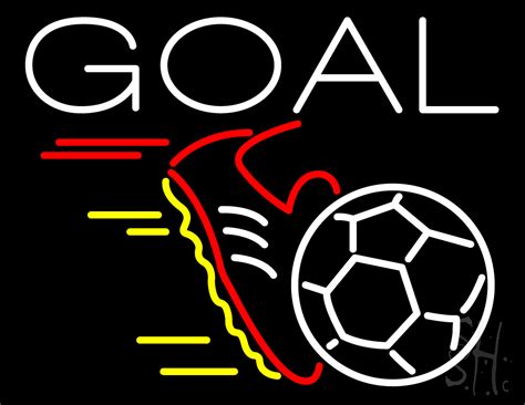 Soccer Goal Neon Sign | Sports Neon Signs | Neon Light