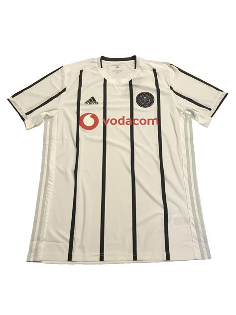 Jersey Mens Orlando Pirates Football Club Home White 19 / 20 - Official ...