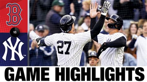 Red Sox vs. Yankees Game Highlights (4/9/22) | MLB Highlights - Win Big ...