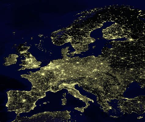 Europe At Night – Brilliant Maps