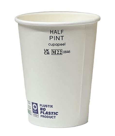 Generic Printed Paper Half Pint Cup UKCA (CE) – Branded Coffee Cups | Custom Printed | Re-usable ...
