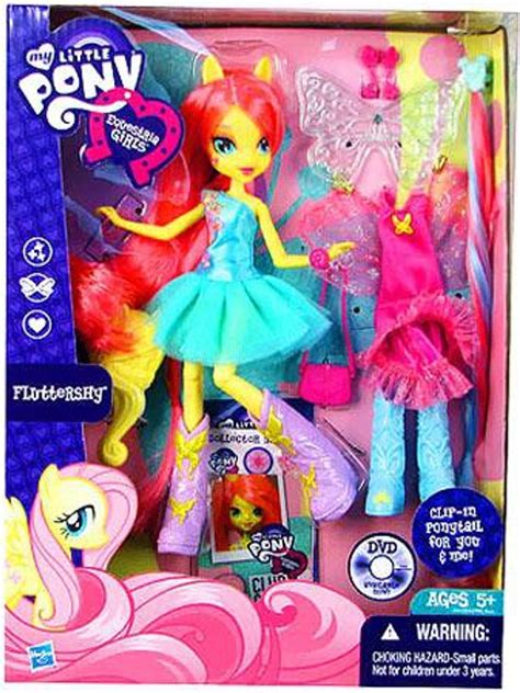 My Little Pony Equestria Girls Rainbow Rocks Deluxe Fluttershy 9 Doll ...