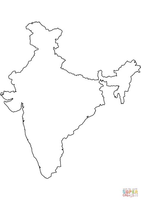 India Blank Map India Map Map Outline Map | Images and Photos finder