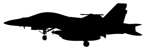 Fighter Jet Silhouette at GetDrawings | Free download