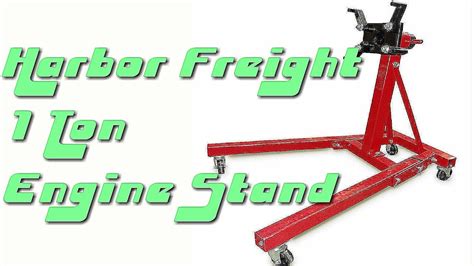 Harbor Freight 1 Ton Engine Stand Unboxing and Review - YouTube