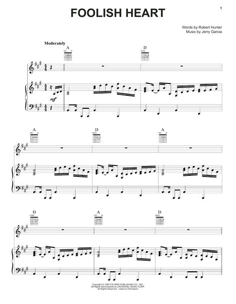 Foolish Heart | Sheet Music Direct