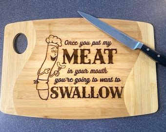 Adult Humor Bamboo Cutting Board Engraved Cutting Board - Etsy