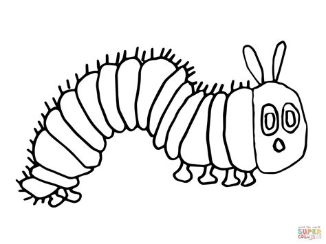 Hungry Caterpillar coloring page | Free Printable Coloring Pages