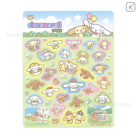 Sanrio Cinnamoroll Stickers Paper, Party & Kids Craft Supplies & Tools ...