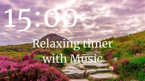 15 minute timer | With relaxing MUSIC - YouTube