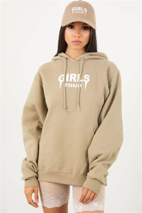 OG Girls Tour Hoodie Tan | Hoodies, Tan hoodie, Stylish hoodies