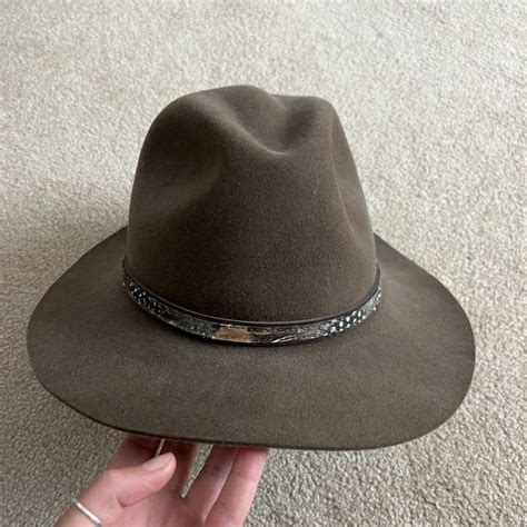 Stetson cowboy hat!! Barely worn in perfect... - Depop