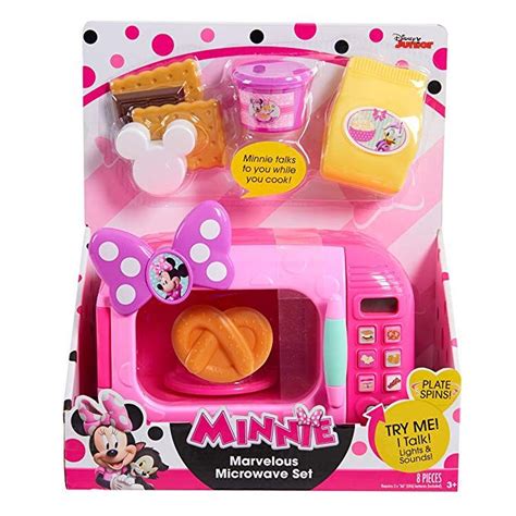 Just Play Minnie Bow-Tique Marvelous Microwave Set | Minnie mouse toys ...