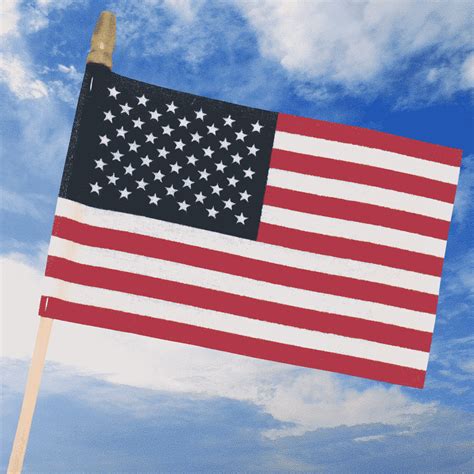 12" x 18" Cotton American Stick Flags - FlagCo.com