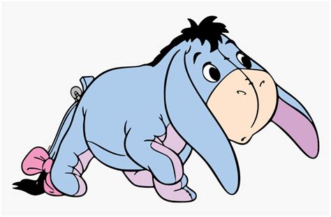 Baby Eeyore Winnie The Pooh, HD Png Download - kindpng