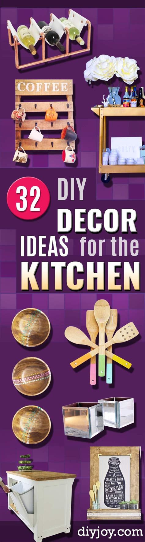 37 Creative DIY Kitchen Decor Ideas | Diy kitchen decor, Rustic diy projects, Diy home decor ...