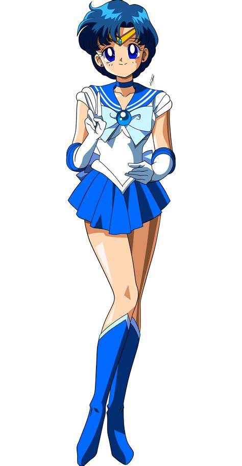 Sailor Mercury by Krizart-DA on DeviantArt | Sailor mercury, Sailor moon girls, Sailor moon ...