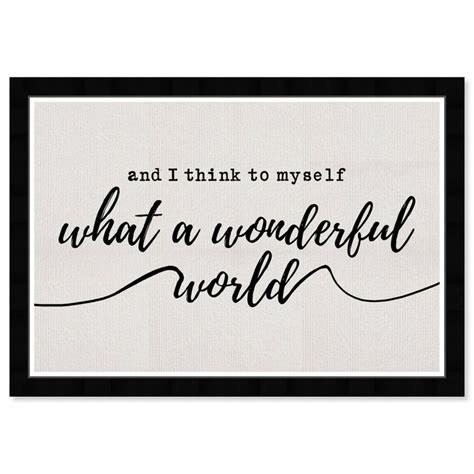 19" x 13" A Wonderful Life Motivational Quotes Framed Wall Art White ...