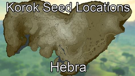 Breath of the Wild Korok Seed Guide - Hebra - YouTube