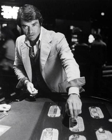 Robert Urich places bet at gaming table as Dan Tanna Vegas 8x10 inch photo - Moviemarket