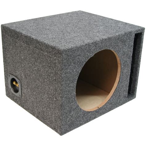 Car Audio Single 15 Ported 3/4 MDF Subwoofer Enclosure Speaker Bass Sub Box - Walmart.com ...