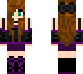 Smore Purple Goth | Minecraft Skin