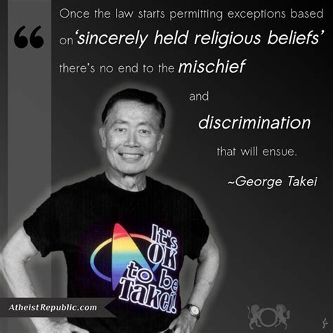 George Takei: When law is based on religion, discrimination will ensue