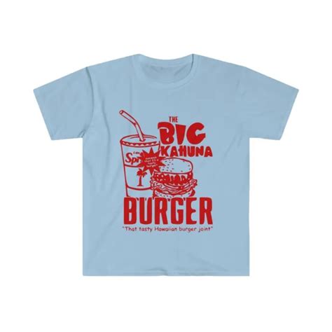 BIG KAHUNA BURGER Vincent Jules pulp fiction Tarantino Unisex Softstyle T-Shirt $18.38 - PicClick